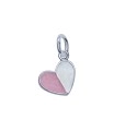 Pretty Heart Shaped Silver Charms CH-318-A